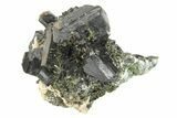 Dark-Green Epidote Crystals - Pakistan #213468-1